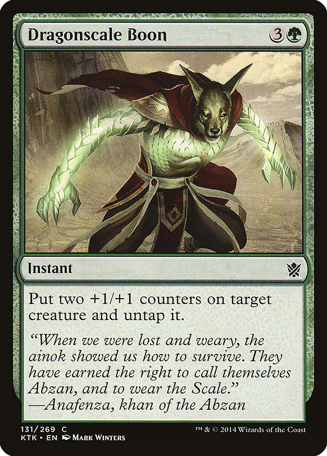 Dragonscale Boon [Khans of Tarkir] Foil