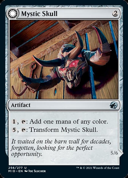Mystic Skull // Mystic Monstrosity [Innistrad: Midnight Hunt] Foil