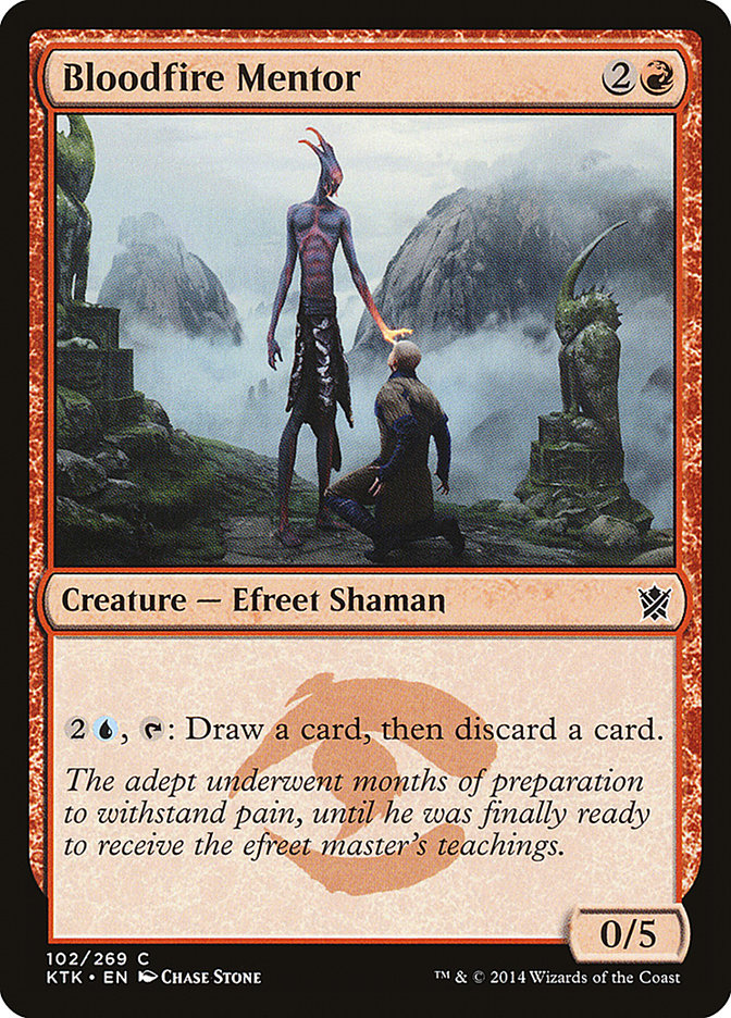 Bloodfire Mentor [Khans of Tarkir] Foil