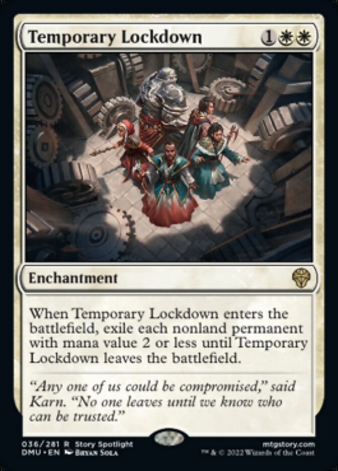Temporary Lockdown [Dominaria United] Foil