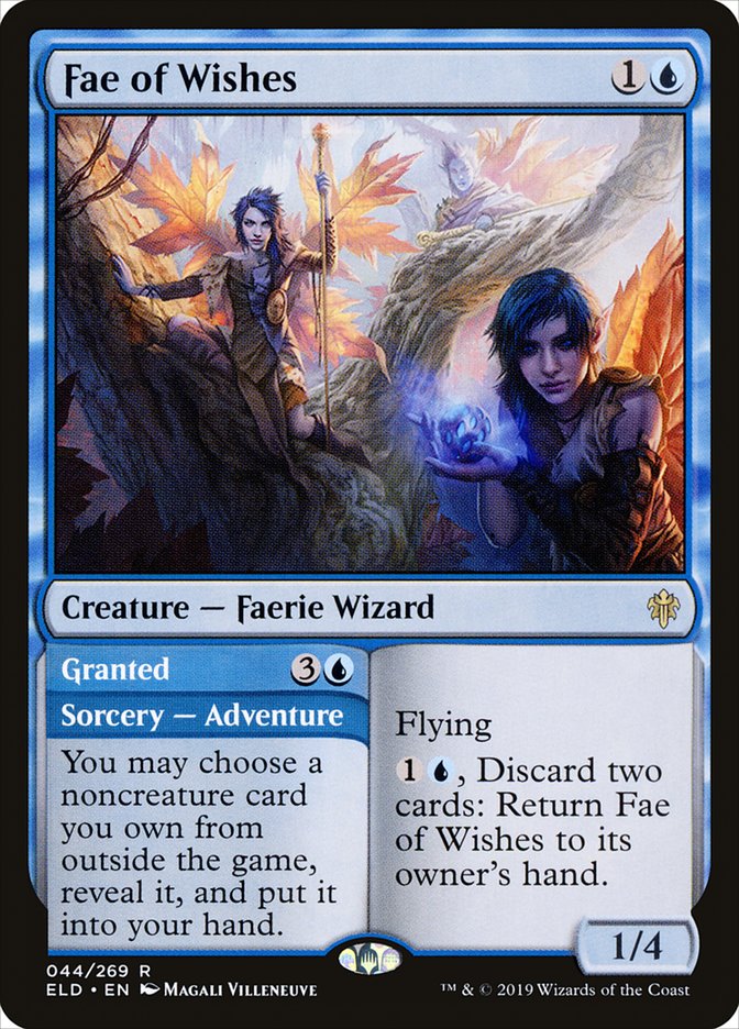 Fae of Wishes // Granted [Throne of Eldraine] Foil