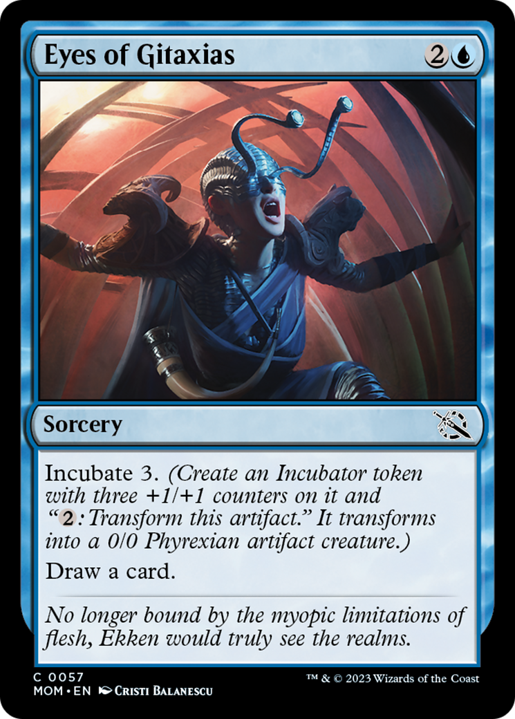 Eyes of Gitaxias [March of the Machine] Foil