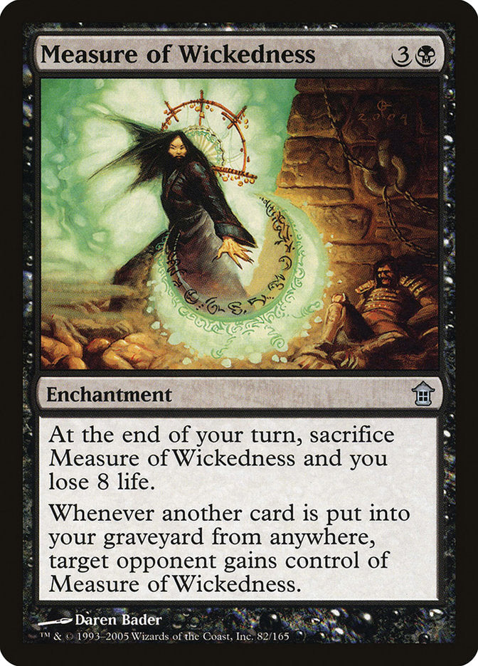 Measure of Wickedness [Saviors of Kamigawa] Foil