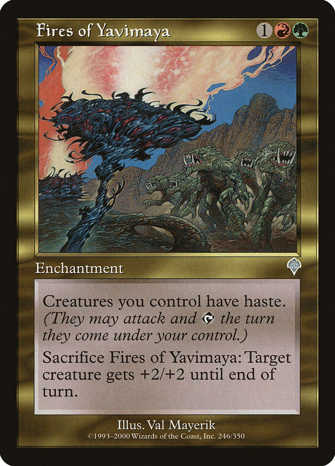 Fires of Yavimaya [Invasion] Foil