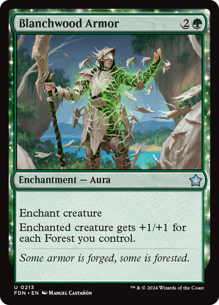 Blanchwood Armor [Foundations] Foil