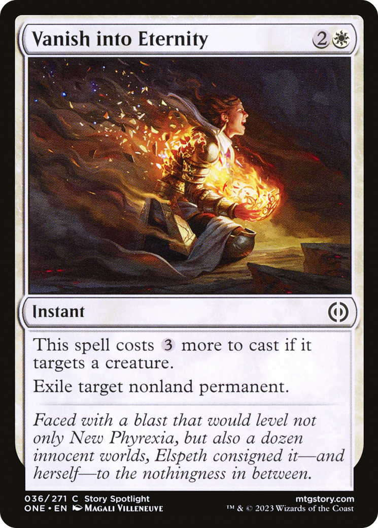Vanish into Eternity [Phyrexia: All Will Be One] Foil