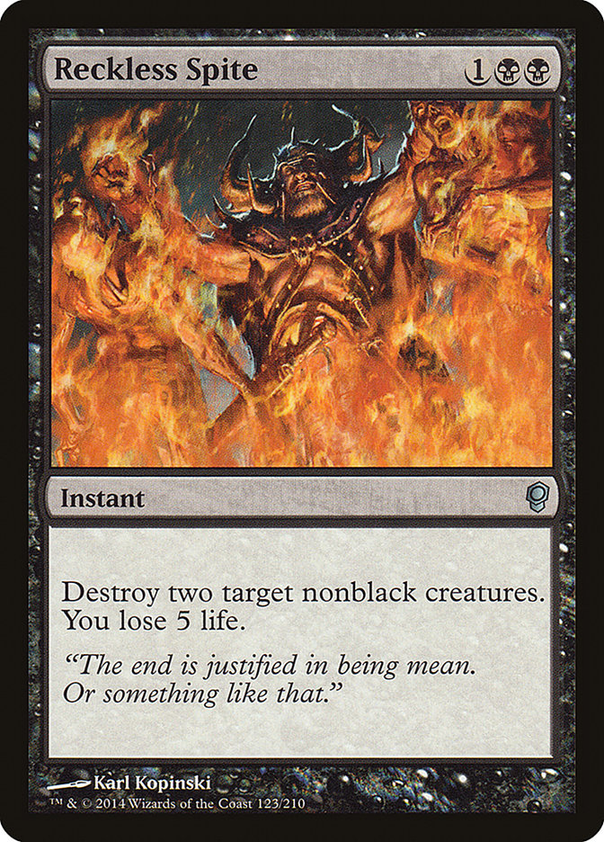 Reckless Spite [Conspiracy] Foil