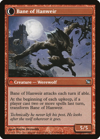 Hanweir Watchkeep // Bane of Hanweir [Innistrad] Foil