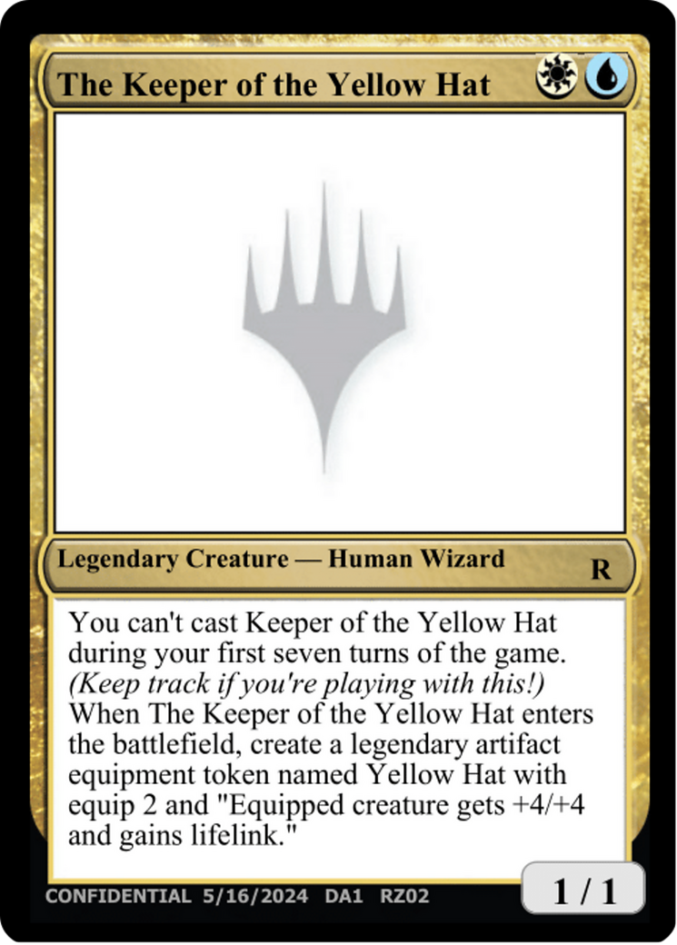 The Keeper of the Yellow Hat  [Unknown Event]