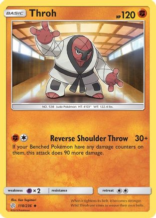 Throh (118/236) [Sun & Moon: Cosmic Eclipse] Reverse Holofoil