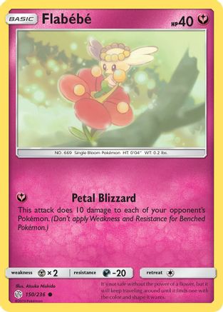 Flabebe (150/236) [Sun & Moon: Cosmic Eclipse] Reverse Holofoil