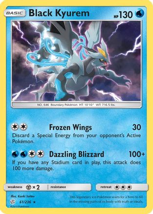 Black Kyurem (61/236) [Sun & Moon: Cosmic Eclipse] Reverse Holofoil