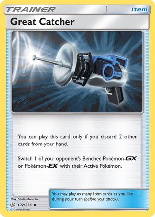 Great Catcher (192/236) [Sun & Moon: Cosmic Eclipse] Reverse Holofoil