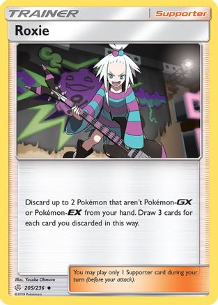 Roxie (205/236) [Sun & Moon: Cosmic Eclipse] Reverse Holofoil