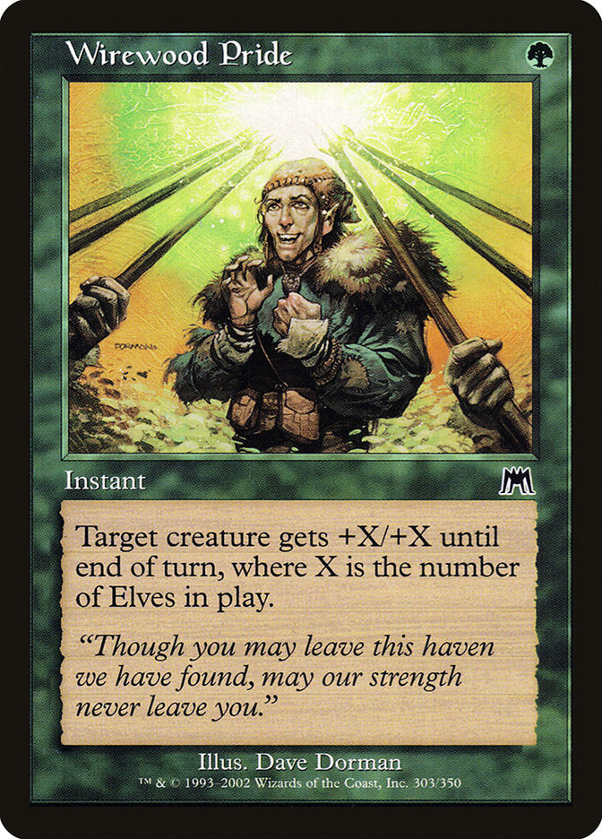 Wirewood Pride [Onslaught] Foil