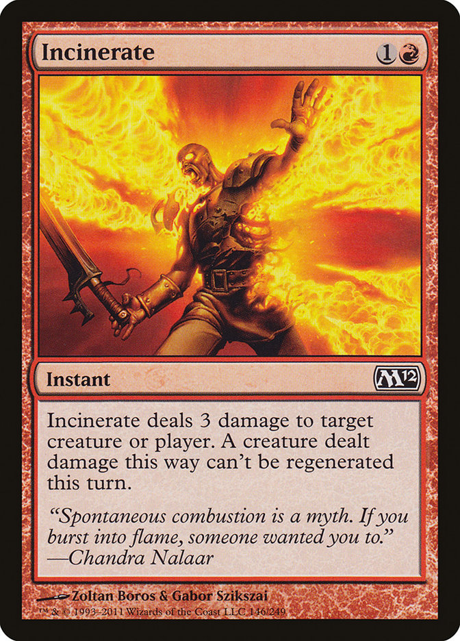 Incinerate [Magic 2012] Foil