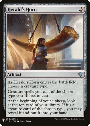 Herald's Horn  [The List Reprints]