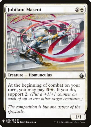 Jubilant Mascot  [The List Reprints]