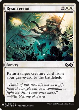 Resurrection  [The List Reprints]