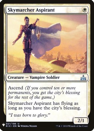 Skymarcher Aspirant  [The List Reprints]