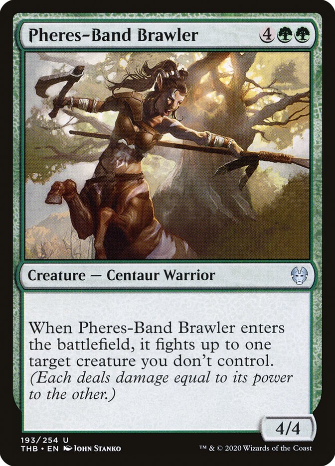 Pheres-Band Brawler [Theros Beyond Death] Foil