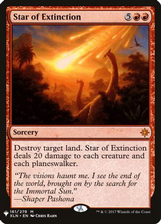 Star of Extinction  [The List Reprints]