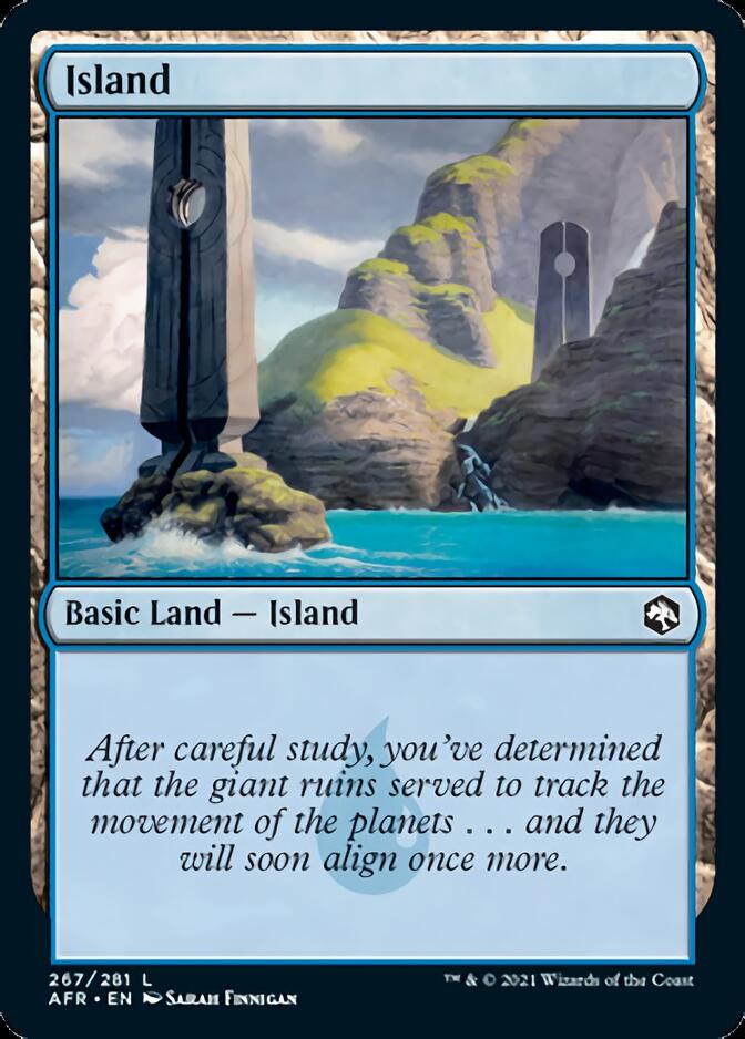 Island (267) [Dungeons & Dragons: Adventures in the Forgotten Realms] Foil