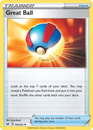 Great Ball (164/202) [Sword & Shield: Base Set] Reverse Holofoil
