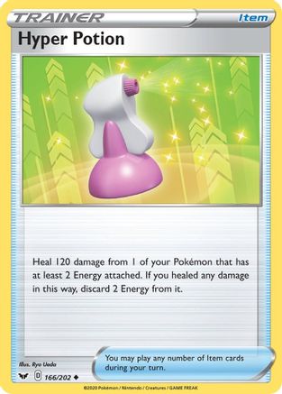Hyper Potion (166/202) [Sword & Shield: Base Set] Reverse Holofoil