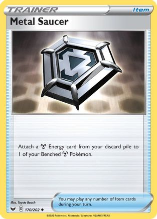 Metal Saucer (170/202) [Sword & Shield: Base Set] Reverse Holofoil