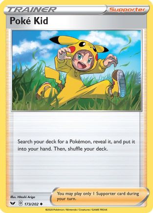 Poke Kid (173/202) [Sword & Shield: Base Set] Reverse Holofoil