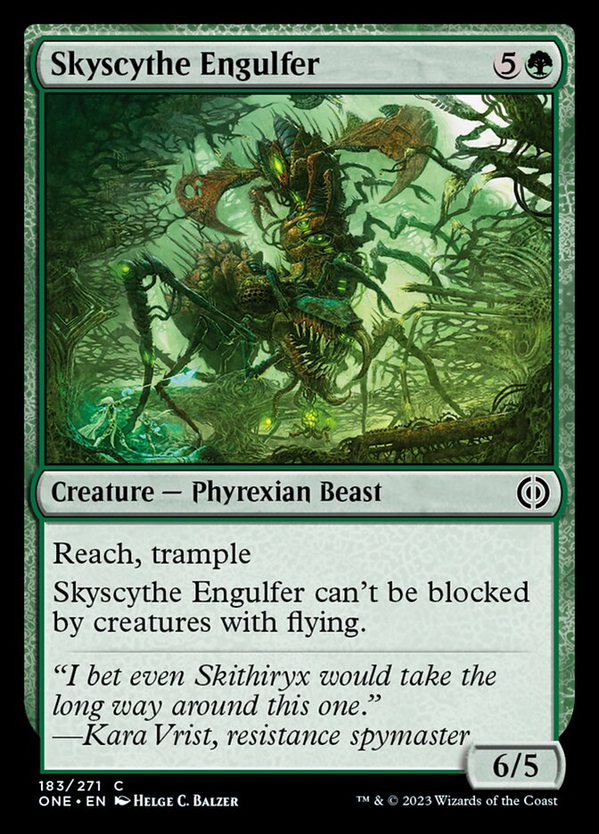 Skyscythe Engulfer [Phyrexia: All Will Be One] Foil