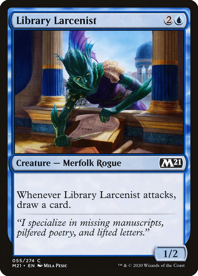 Library Larcenist [Core Set 2021] Foil