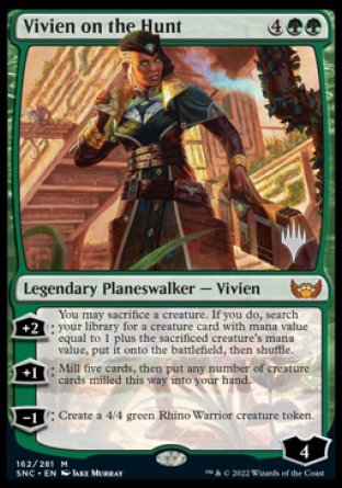 Vivien on the Hunt (Promo Pack) [Streets of New Capenna Promos] Foil