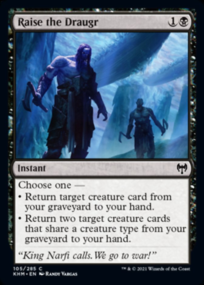 Raise the Draugr [Kaldheim] Foil