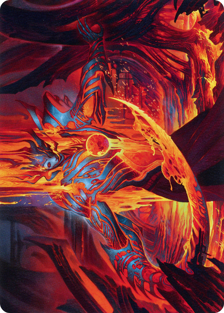 Free from Flesh // Free from Flesh  [Phyrexia: All Will Be One Art Series] (Borderless)