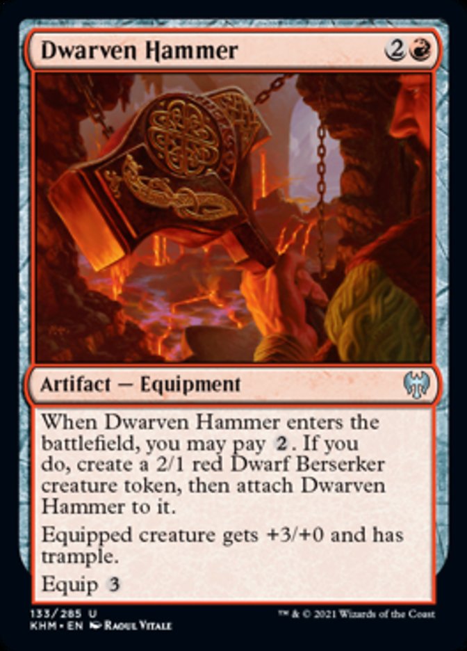 Dwarven Hammer [Kaldheim] Foil