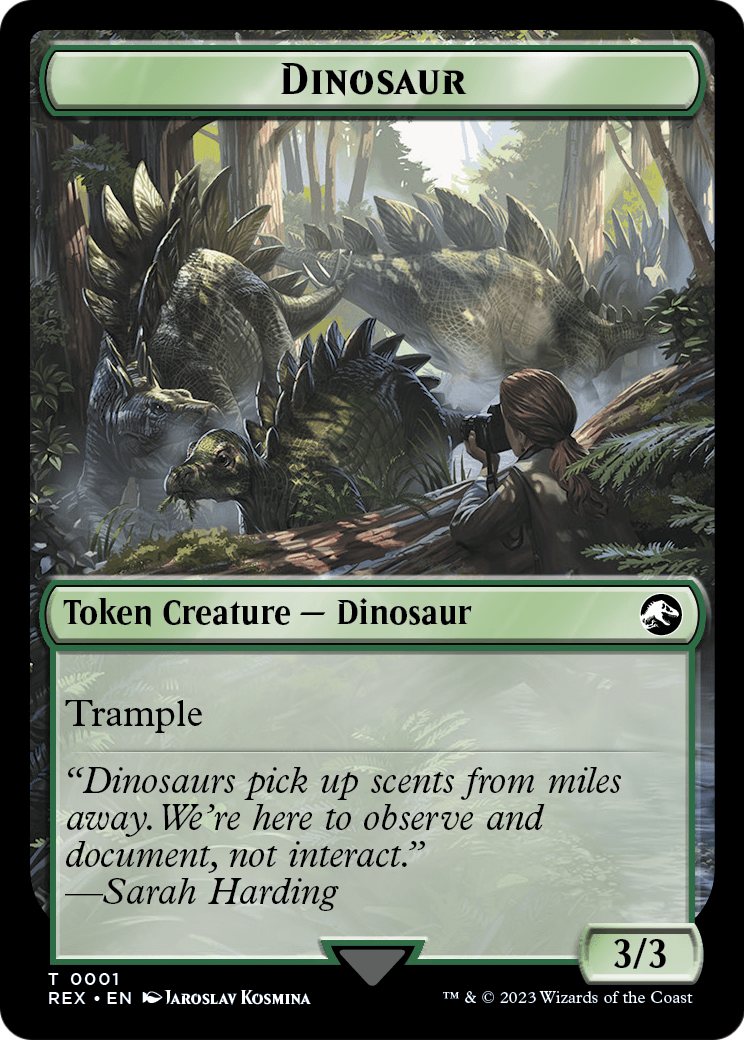 Dinosaur  [Jurassic World Collection Tokens] Foil