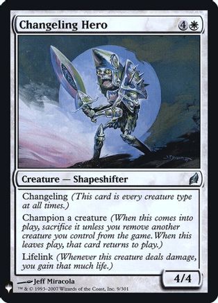 Changeling Hero  [The List Reprints] Foil
