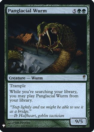 Panglacial Wurm  [The List Reprints]