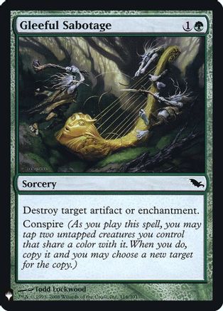 Gleeful Sabotage  [The List Reprints]