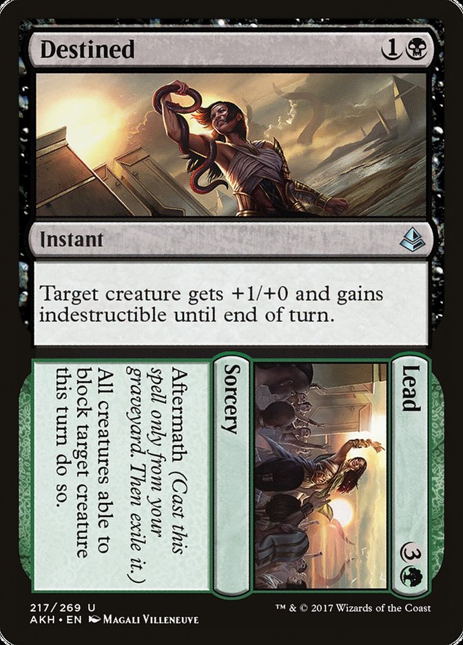 Destined // Lead [Amonkhet] Foil