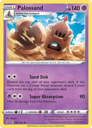 Palossand (082/192) [Sword & Shield: Rebel Clash] Reverse Holofoil