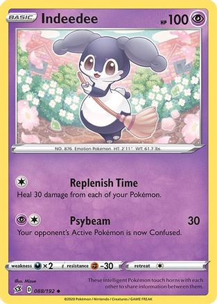 Indeedee (088/192) [Sword & Shield: Rebel Clash] Reverse Holofoil