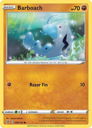 Barboach (099/192) [Sword & Shield: Rebel Clash] Reverse Holofoil