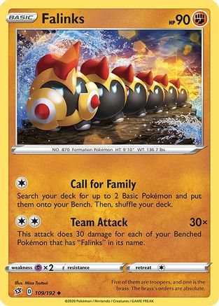Falinks (109/192) [Sword & Shield: Rebel Clash] Reverse Holofoil