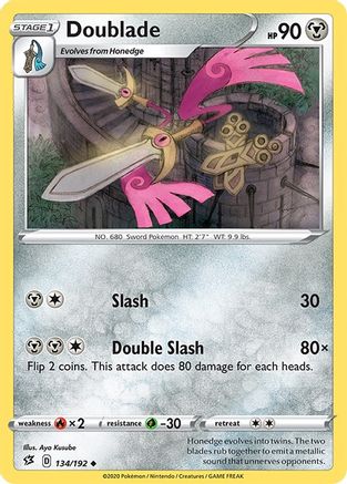 Doublade (134/192) [Sword & Shield: Rebel Clash] Reverse Holofoil
