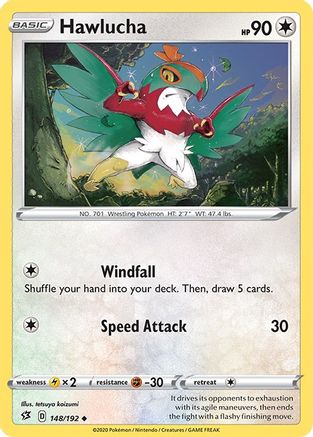 Hawlucha (148/192) [Sword & Shield: Rebel Clash] Reverse Holofoil