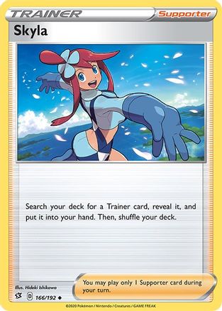Skyla (166/192) [Sword & Shield: Rebel Clash] Reverse Holofoil