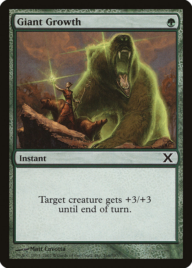 Giant Growth [Tenth Edition] Foil